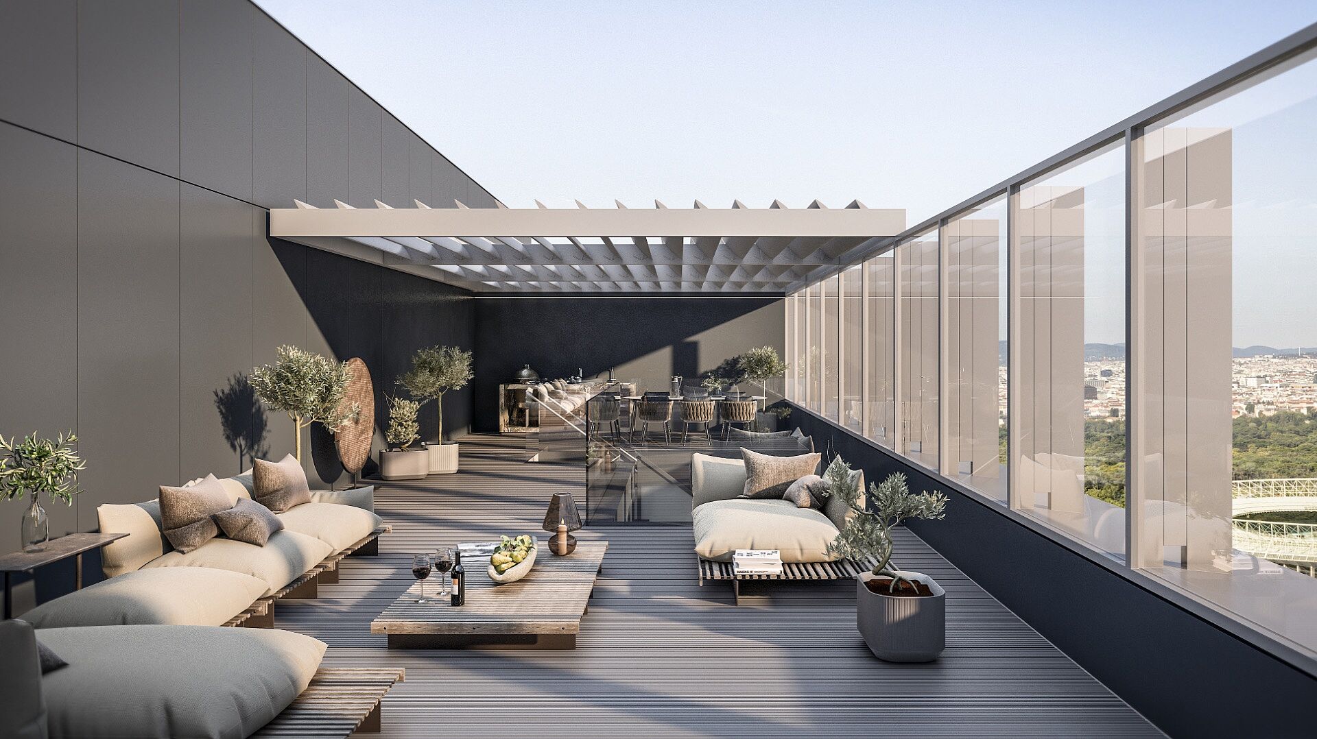 Marina Tower Wohnbereich